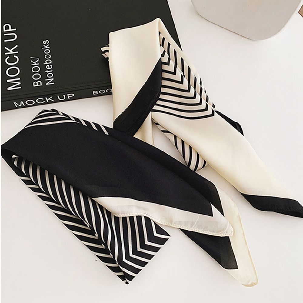 Collocation Clothing Accessories Wraps Silk Scarf Korean Style Scarves Printed Scarf Female Shawl