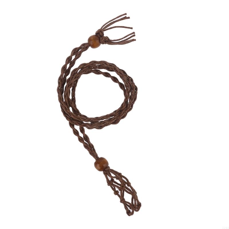 Necklace Cord Empty Stone Holder Replacement Necklace Rope with Adjustable Length Making Accessories for Stone Necklace