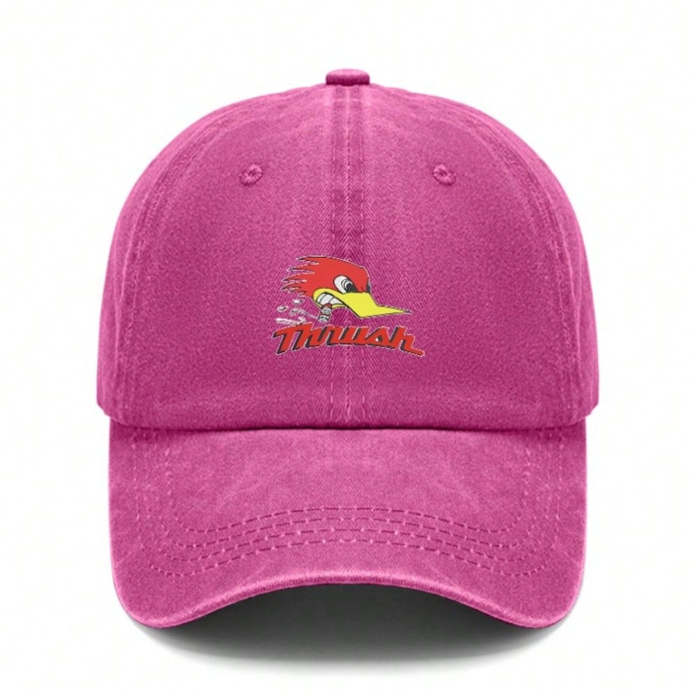 [Vintage Baseball Cap] Thush Duck Print Polyester Adjustable Sun Hat Unisex Streetwear Outdoor Sports - Gift For Him