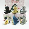 Cat Cute Shark Pvc Toy Figures 6 Pcs Mini Collectibles For Room Decor Gifts