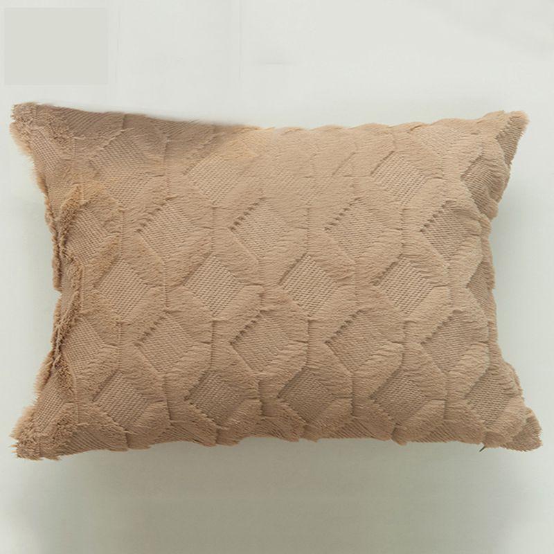 Super Soft Diamond Plush Pillowcase With Bright Colors For Stylish Living Room Decoration
