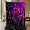 Five Nights At Freddy’s Cozy Flannel Blanket, Comfortable Warm Throw Blanket for Bedroom Sofa Home Use