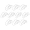 10 Pcs Tray Transparent -shaped Vertical Napkin Holder Paper Towel 10pcs for Table Acrylic Dispenser Home Bathroom
