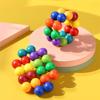 Diy Tactile Fidgeting Toys 3D Rotating Educational Color Sphere Stress Stress Relief Desk Ornament Toy Phone Holder Birthday Gifts