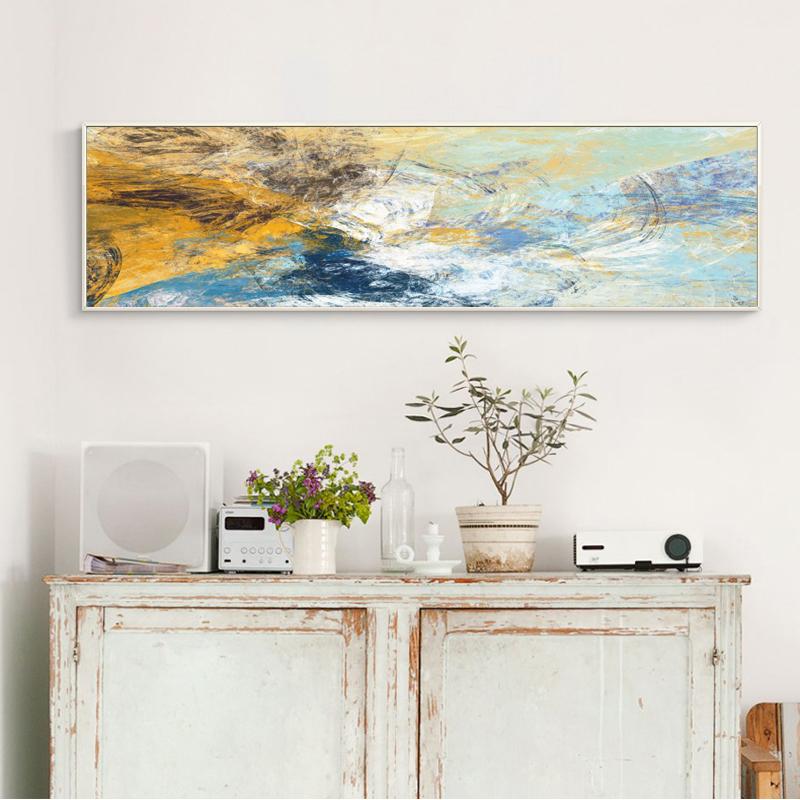 Сучасні абстрактні олійні фарби на полотні, плакати та принти, настінний живопис, абстрактна лінія, малюнок для декору вітальні без рамки