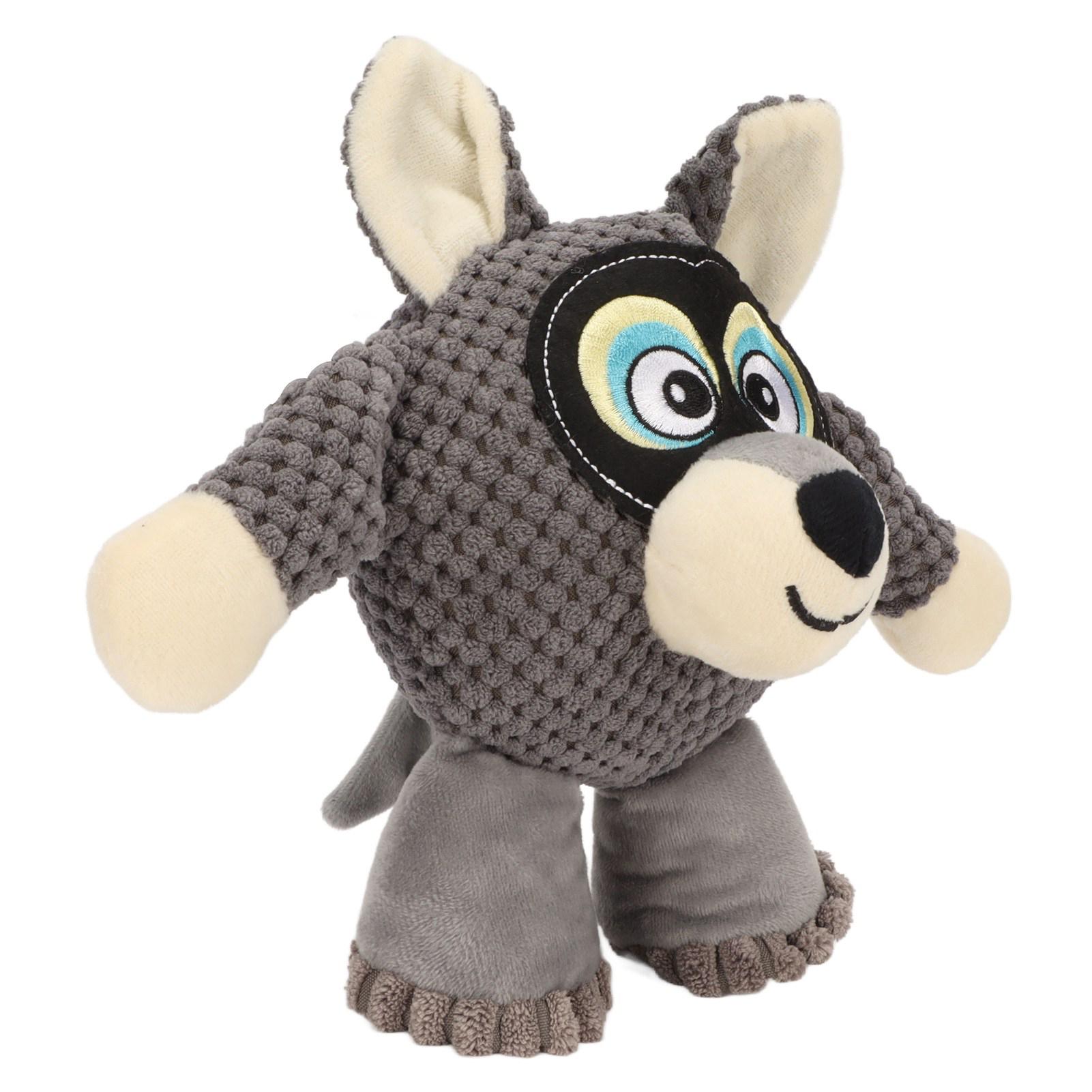 Plush Squeaky Dog Toys Cute Cartoon Teeth Grinding Bite Resistant Funny Interactive Dog Chew Toys
