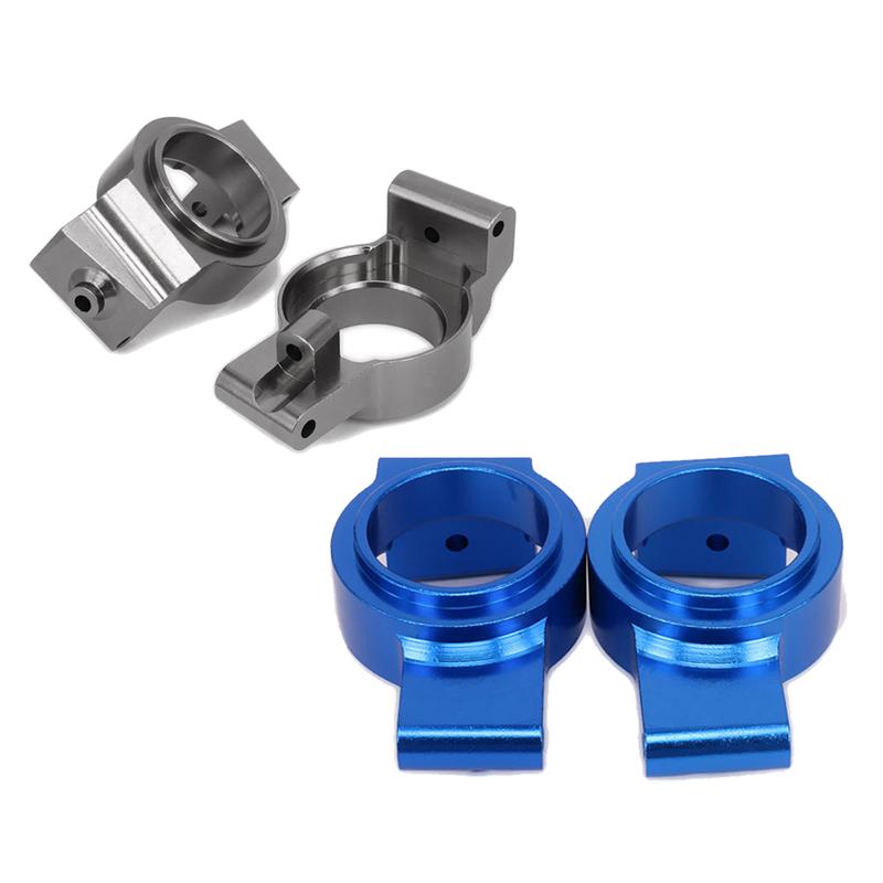 C-Convenient-Caster Blocks Front C-Hub Carrier For 1/5 Traxxas X-MAXX Rc Hobby Car Parts Accessories ,Silver