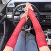 Shiny Rhinestone Mesh Gloves 42cm Glitter Long Gloves Elegance Party Costume  Dancing Prom