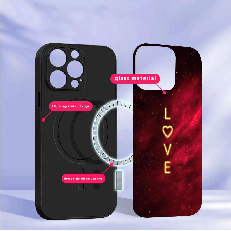 Brilliant Flame Rose Suitable For Samsung Galaxy S26 Ultra S20 FE S21 S22+ S23 Plus S24 S25 Edge magnetism Glass Phone Casee