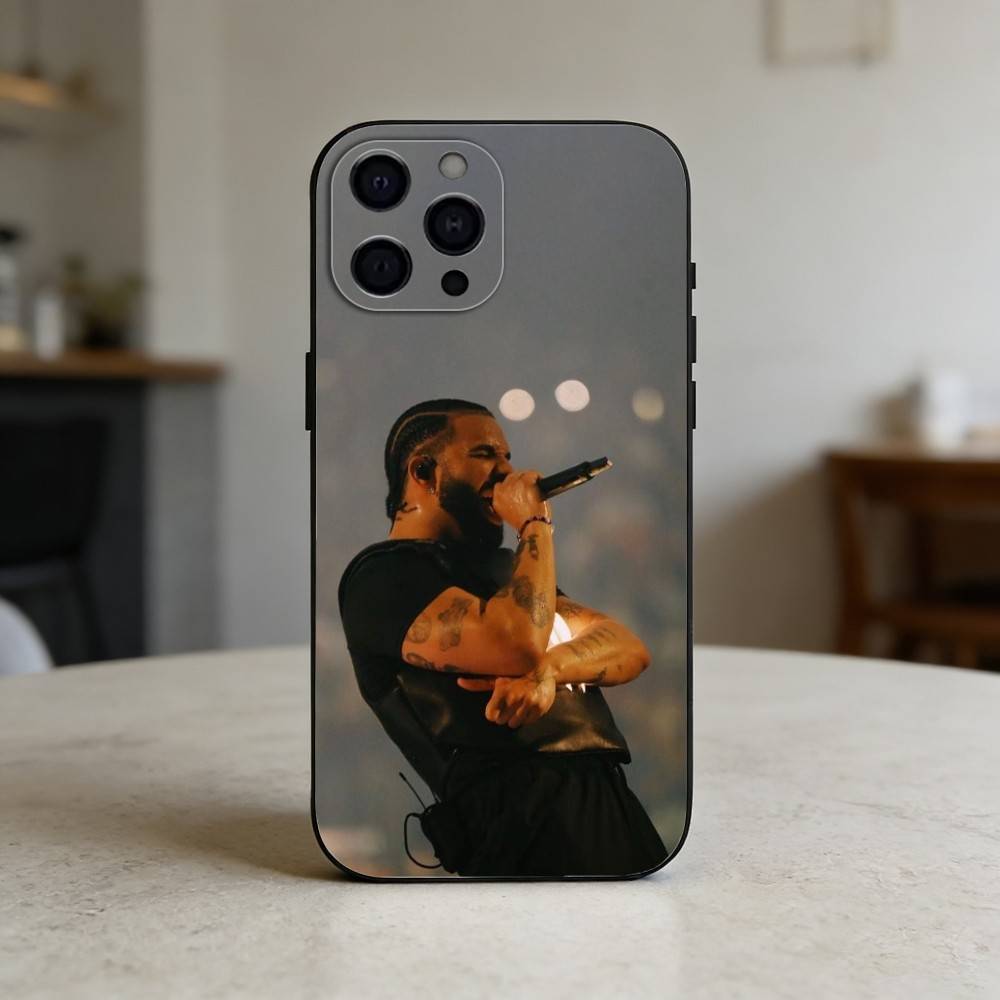 Singer Drakes Ablum Phone Case For iPhone 17,16,15,14,13,12,11 Plus,Pro,Max,Mini Silicone black Soft Cover