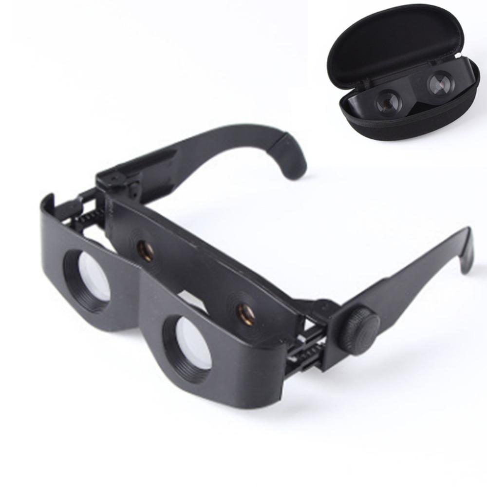 Рыболовные бинокли с 3-кратным увеличением, бинокли высокой четкости, крепящиеся на голову, для пеших прогулок Flat with Case