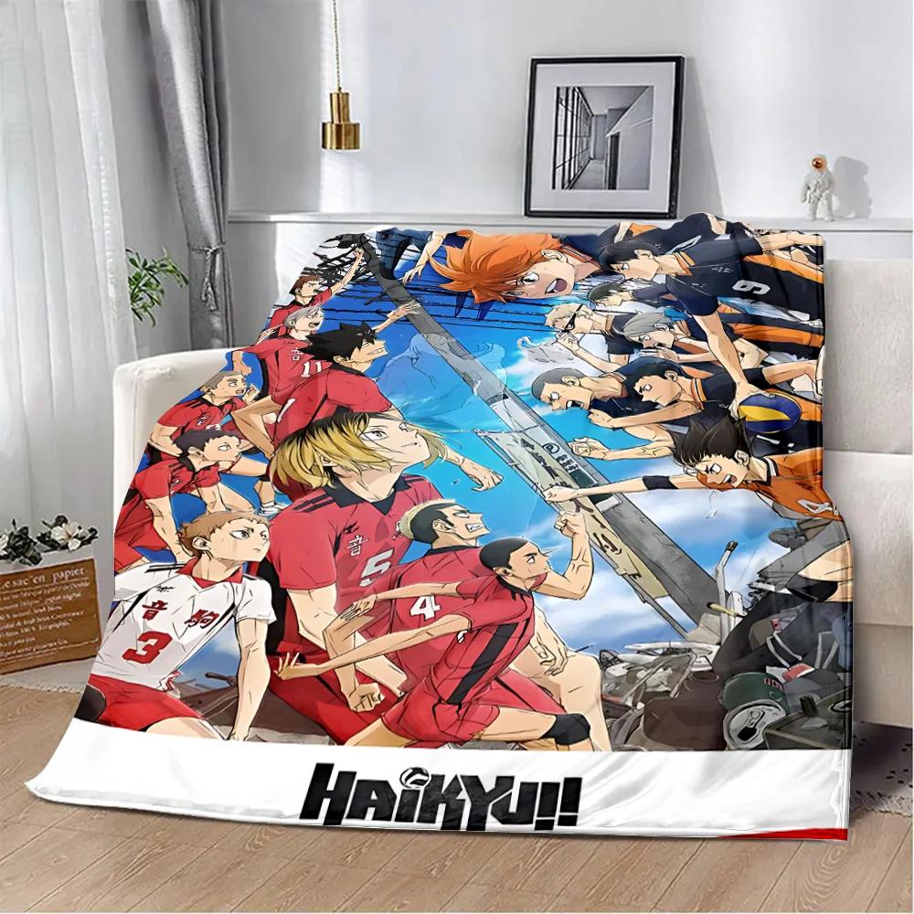Japan Anime Haikyuu Printed Blanket Picnic Blankets Warm Blanket Soft and Comfortable Blanket Home Travel Birthday Gift