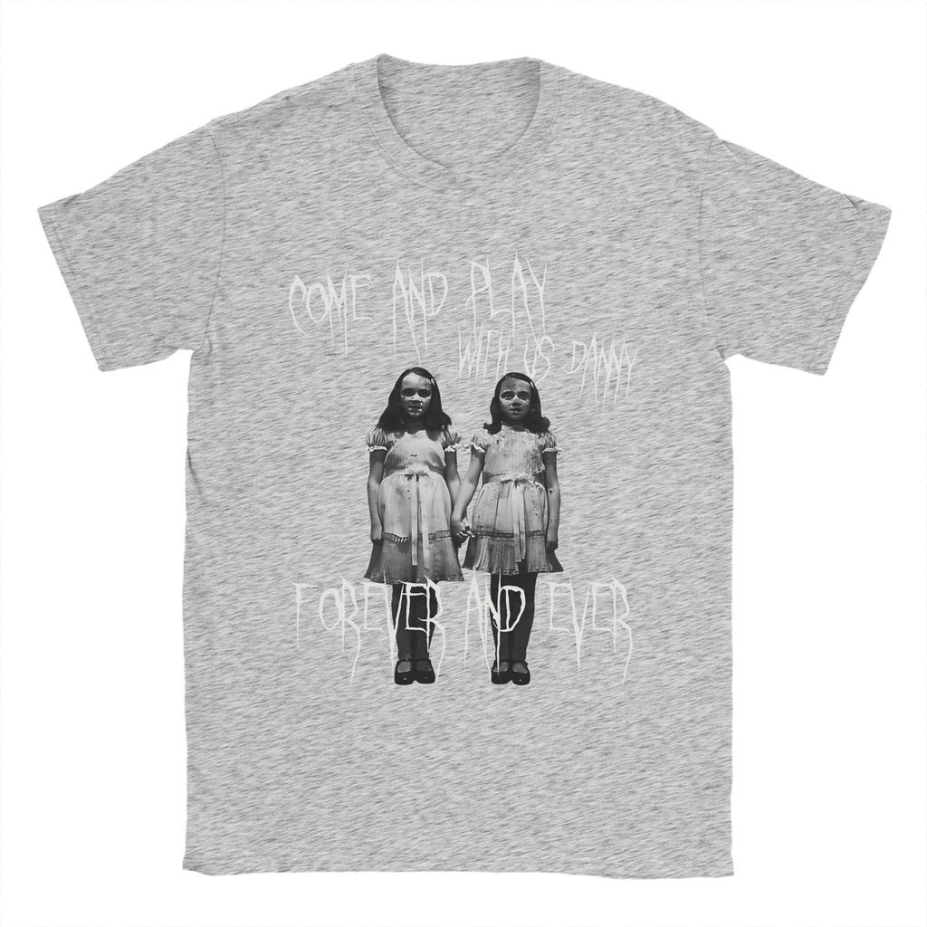 Vintage Come and Play with us Danny The Shining T Shirt Unisex Oneck Short Sleeve Top Tee Cotton Summer TopsTops
