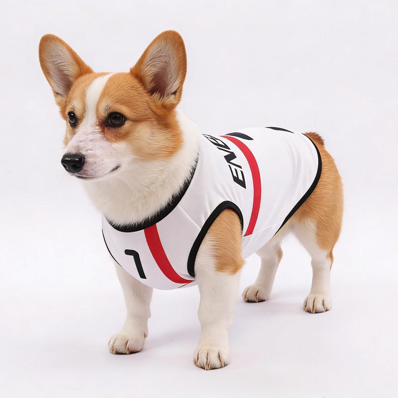 Pet Soccer Team Dog Vest Teddy Summer Clothing Pomeranian Bi Bear Puppy Clothing Cat Pet Clothing Thin