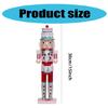 Traditional Wood Nutcrackers Collectible Christmas Figurines Christmas Present Dessert Man Candy Cake Pink Figure