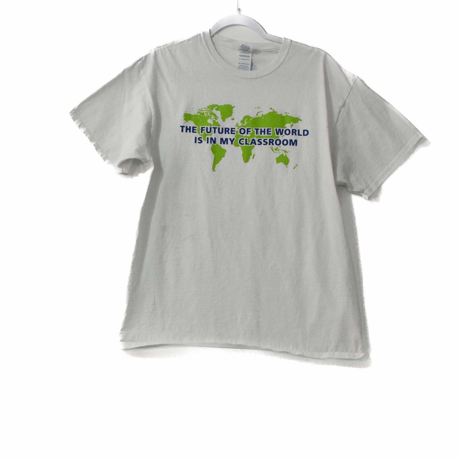 Delta Mens White T-Shirt Solution Tree Cotton Round Neck Short Sleeve Size L XXL