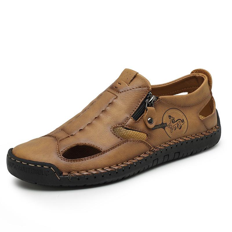 2025 Men s Closed-Toe Breathable Casual Sandals - New Summer Outdoor Beach Shoes Size 38