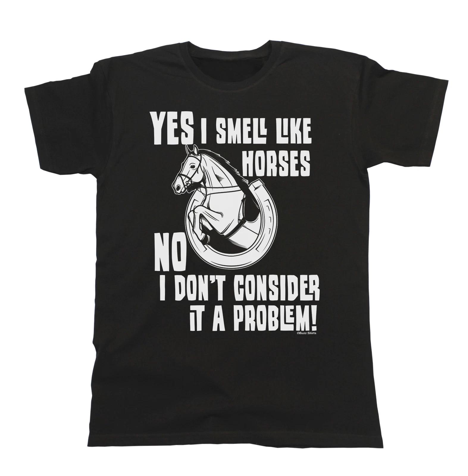 

Yes I Smell Like Horses Cotton T-Shirt Boys Girls Kids Unisex Fit Funny 120