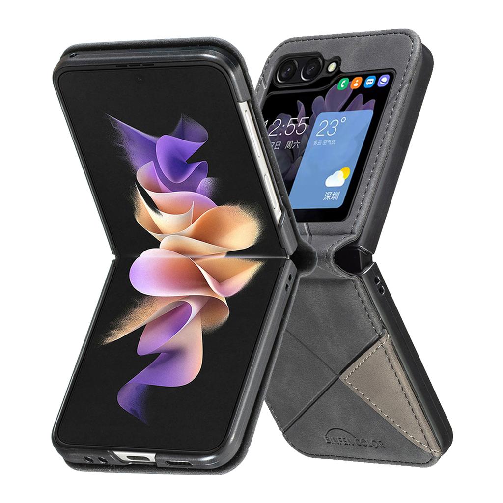 For Samsung Galaxy Z Flip6 5G/Z Flip5 5G Case Fall Proof Phone Cover Geometric Imprinted