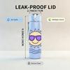 1PC Cool Sun Sunglasses Ocean 750ml Color Plastic Sports Water Bottle Leakproof Flip Straw Lid Suitable for Sports Office Home Use