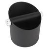 Small Coffee Knock Box Carbon Steel Coffee Grounds Container Waste Bin for Household
