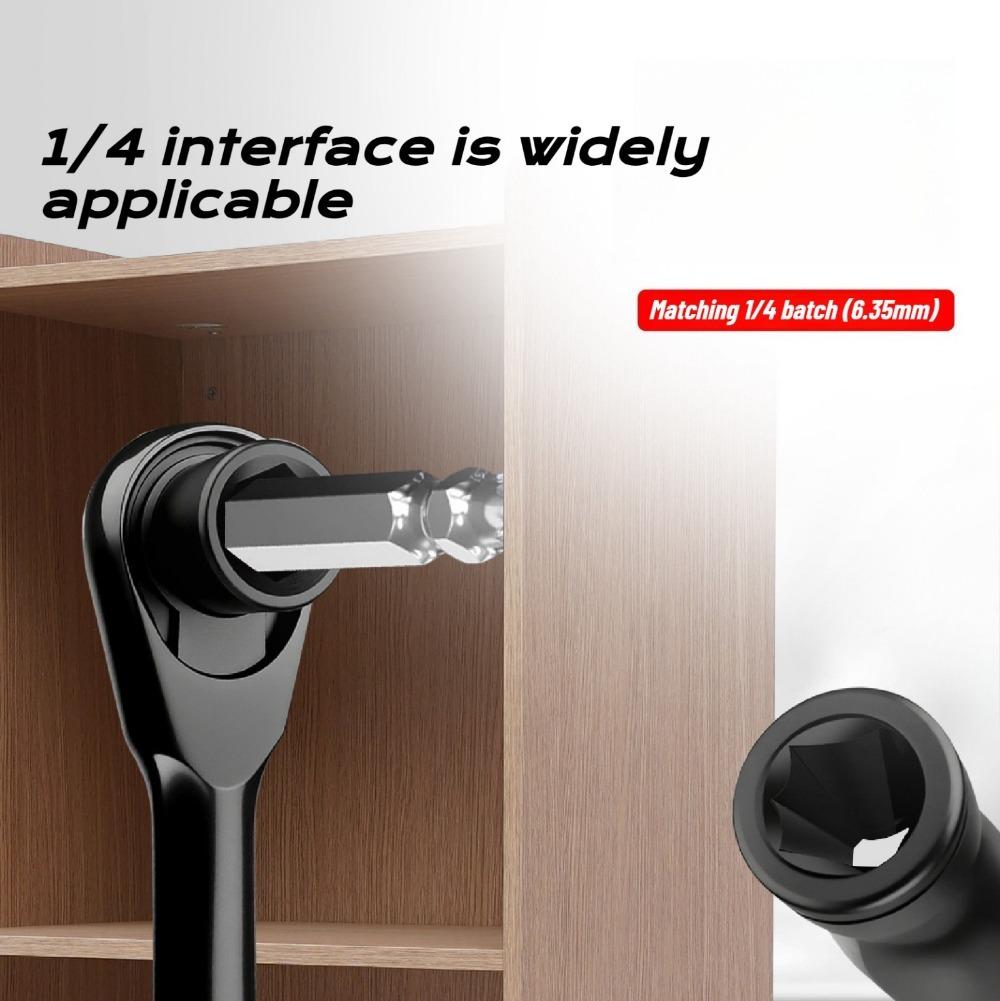 22IN1 Allen Key Spanner Double-headed Torque Ratchet Wrench Set Match 1/4 Inch Screwdriver Set For Bicycle Hand Repair Tools