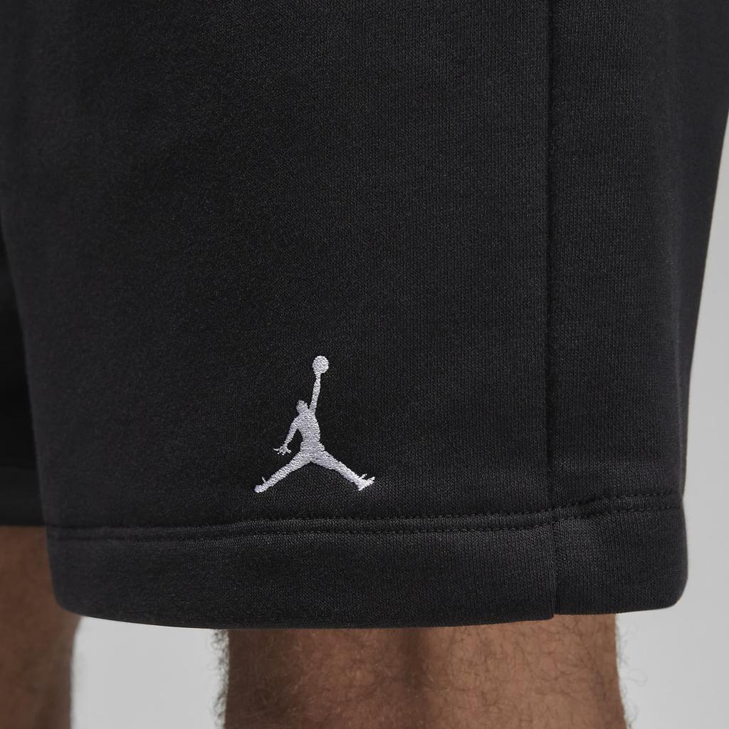 Jordan Essentials Fleece Standard Fit Shorts Black Men Streetwear FJ7782-010