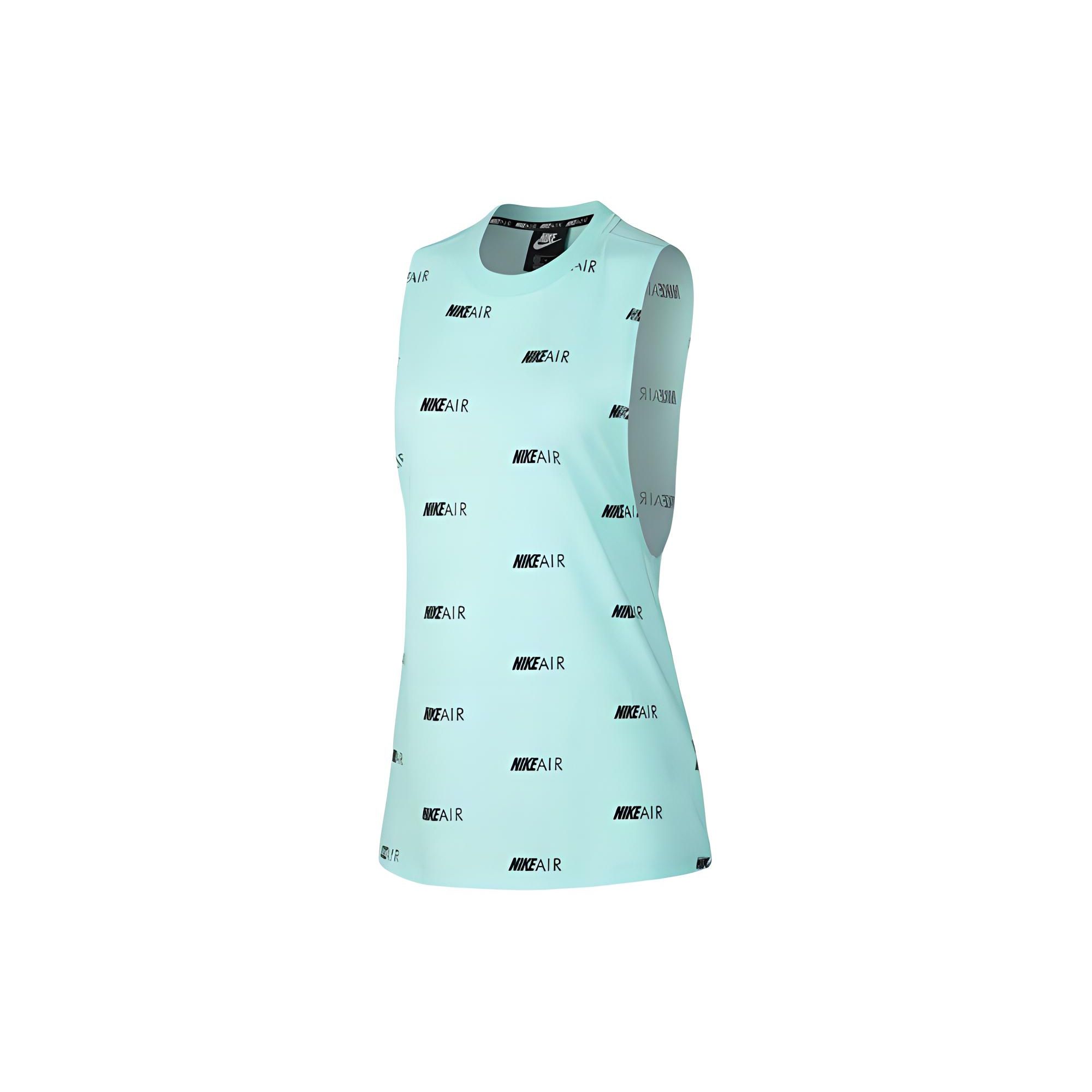 

Nike Breathable Printed Wide Strap Tank Top Women tops Mint BQ6519-336 M