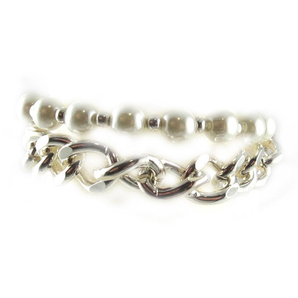 Les Trésors De Lily [E3169] - Bracelet 'Sissi' Blanc