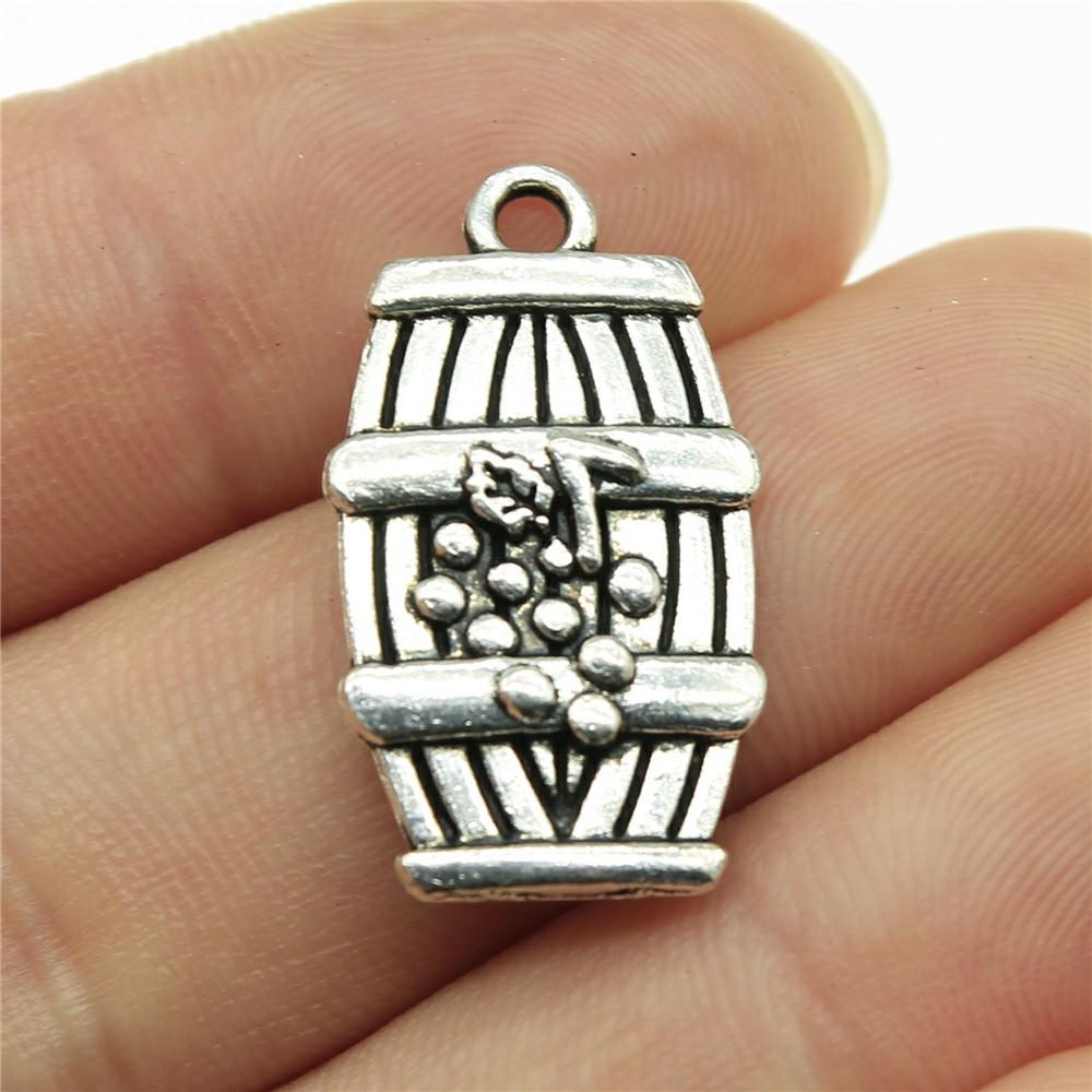 20pcs DIY Crafts Making Findings Handmade Tibetan Jewelry Beer Wine Corkscrew Bottle Opener Charms For Jewelry Making