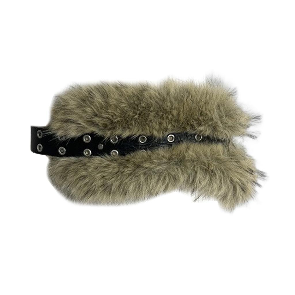 Gothic Waist Belt Stylish Furred Waist Chain Belt Elaborate Chain Belly Chain for Dress Cowboy Belt Waist Chain