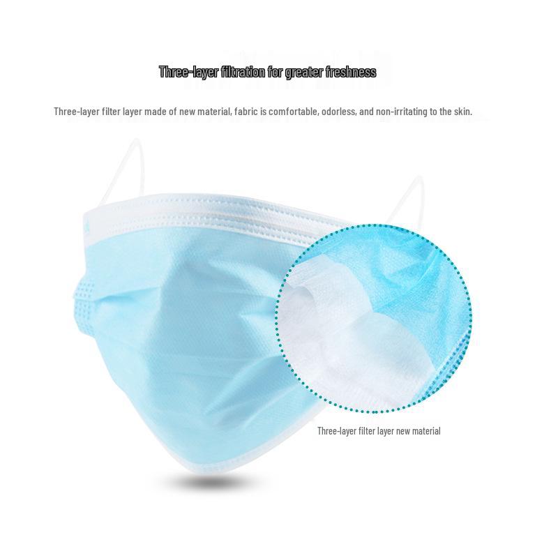 BaoWeiKang DM95 Breathable Disposable 3-Layer Mask - Anti-Dust, Anti-Droplet, Anti-Pollen