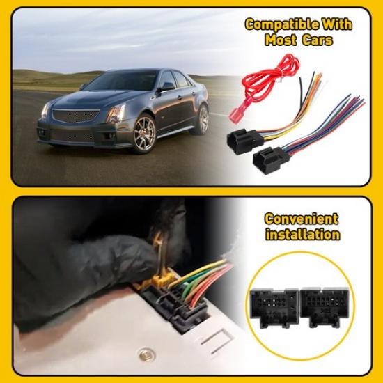 Radio Wiring Fits 2007-2013 Stereo Chevy Silverado Harness For 1500 2500 EXV