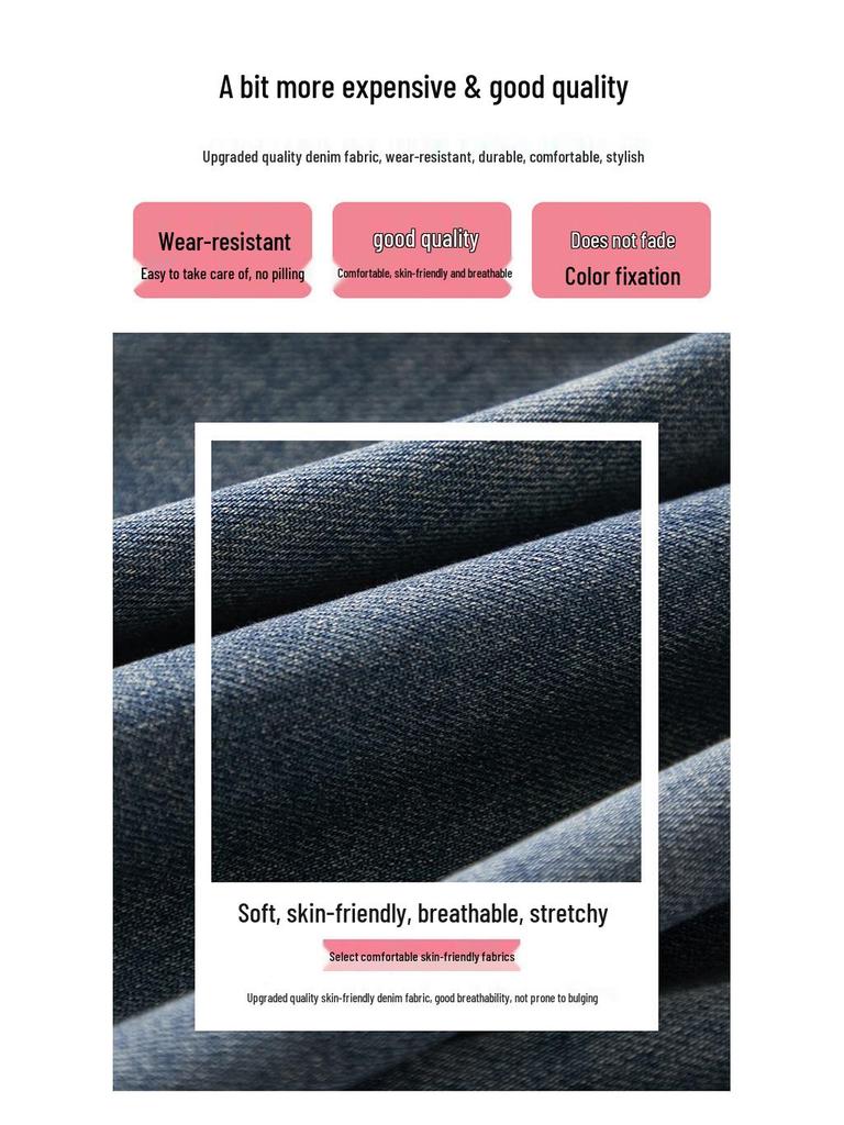 Saia Midi Jeans A-Line Retrô Chique - Cintura Alta, Slim Fit, Confortável e Estilosa, Estilo Coreano Primavera 2026