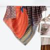 Polka dot double-sided heterochrome ethnic style retro 91 velvet large square scarf silk scarf women's spring and autumn warm shawl scarf scarf