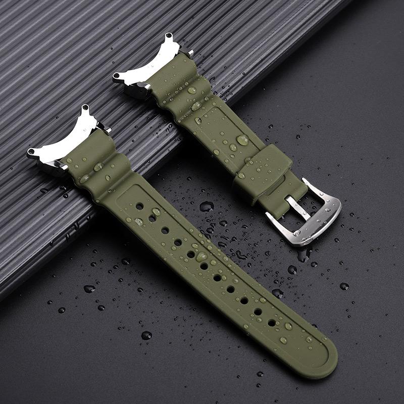 Modified Silicone Watchband For Citizen BJ8050-08E BJ8058-06 Lengthen Little Monster Bracelet Watch Strap Wristband Accessories