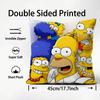 Simpsons La peliculaLos Cushion Cover Pattern Printed Pillowcase for Living Room Sofa Cushion Cover & Bedroom Decor