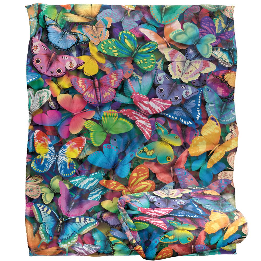 Royce McClure Butterfly Magic Silky Supersoft Blanket