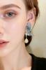 Murmur Butterfly Earrings with Natural Semi-Precious Stones and Pearls, Hypoallergenic, Elegant Gift for Women, Includes Velvet Pouch