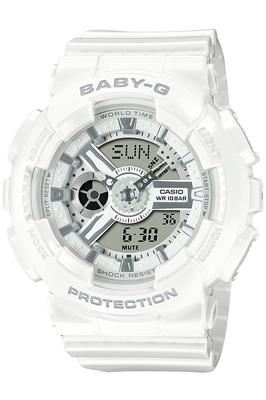Casio Baby-G BA-110X-7A3JF Ladies White Watch