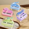 Kids Mini Electronic Piano Toy Music Interactive Portable Bag Decoration Hanging