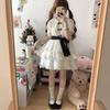 Summer French Polka Dot Dress Women's 2026 New Small Doll Collar Waist Thin a Word Fluffy Skirt