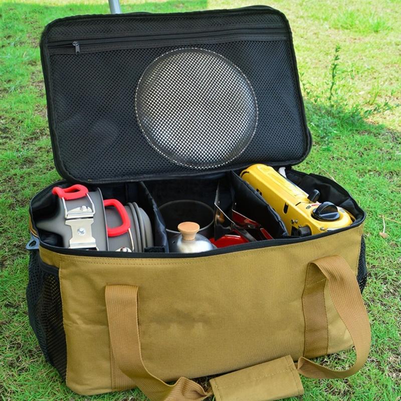 Thermal Food Container Picnics Cooler Handbag Folding Insulation BBQ Picnics Bag