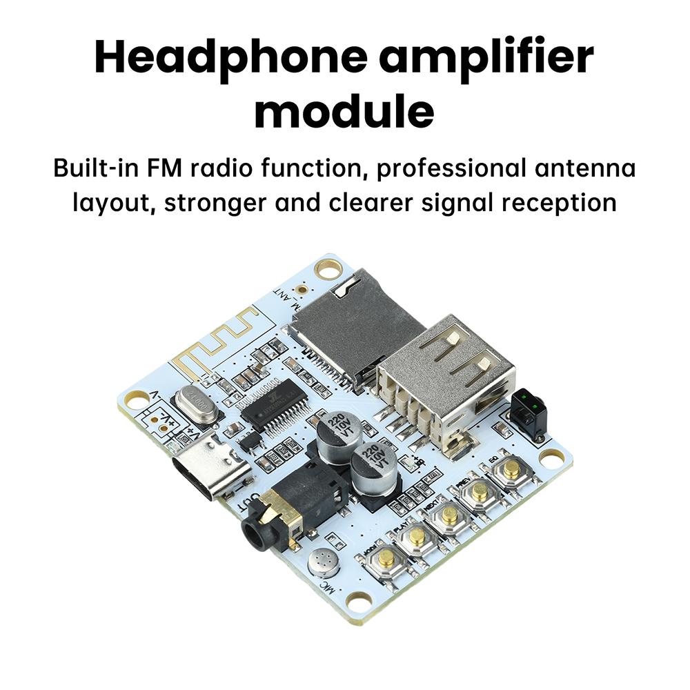 Bluetooth 5.4 Audio Receiver Board Audio decoding module Diy mp3 Music player lossless Decoder Wireless Stereo Module USB Type C