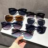 Ochelari de soare Cat Eye pentru femei Stil Retro Fluture Modă Alpinism Ochelari de soare cu protecție UV pentru femei