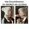 Warme Beanie Mütze Ohrenschutz Sturmhaube Mode Strickmütze Damen