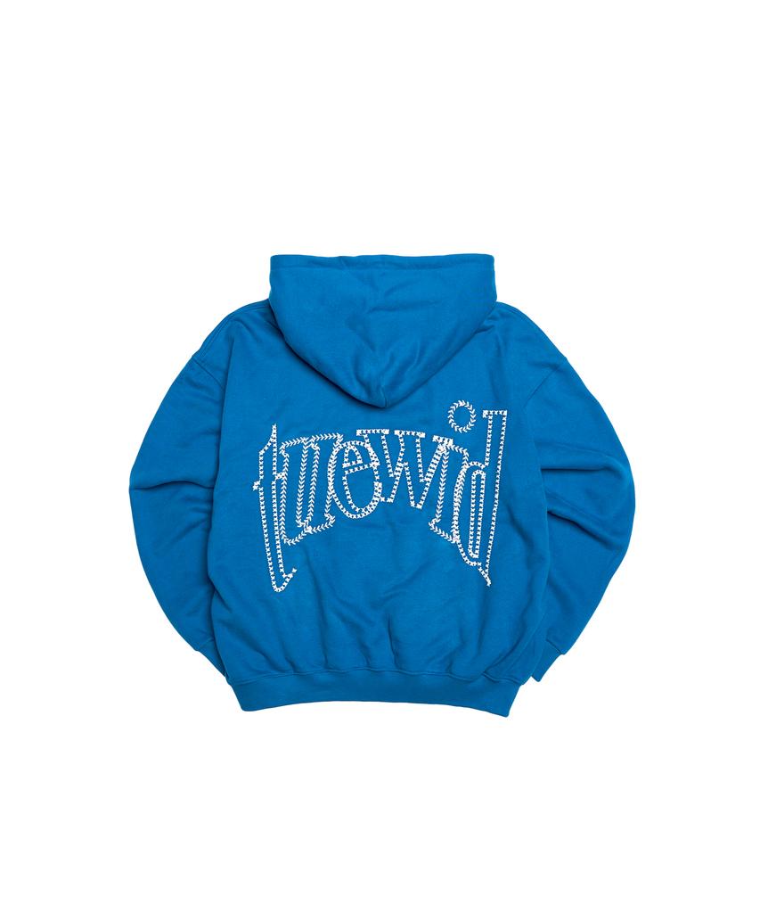 TUEWID Tuewid Logo Embroidery Hoodie (Cerulean Blue)