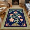 Colorful Islamic Style Pattern Carpet for Living Room Bedroom Sofa Doormat Decor Sofa Table Area Rug Non-slip Floor Mat for Gift