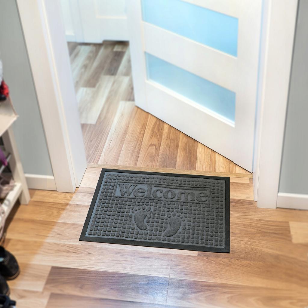 KADAX Rubber Entrance Doormat for Shoes 60x40 Cm