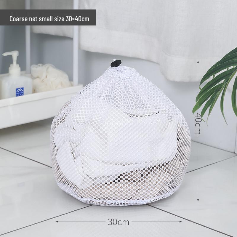 Customizable Large Laundry Mesh Bag - Machine Washable, Drawstring Closure, Fine & Coarse Mesh Options, Special Thickened